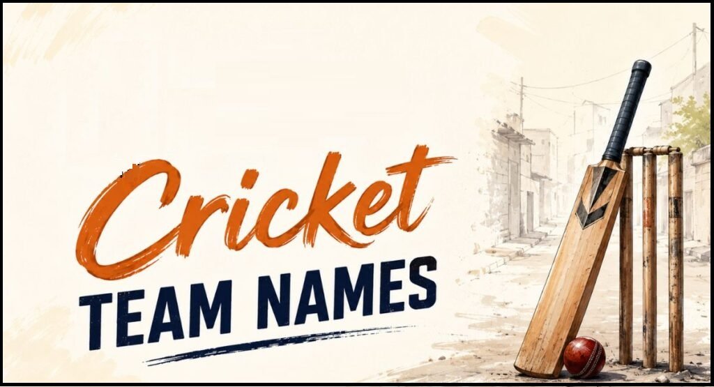 Cricket Team Names: 150+ Best, Unique, Funny and Powerful Names for Your Cricket Team