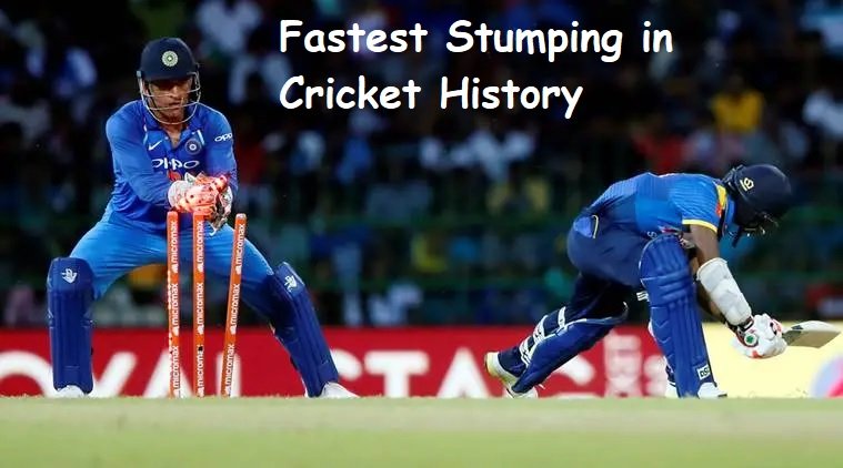 Fastest Stumping in Cricket History: MS Dhoni’s Lightning-Fast 0.08-Second Stumping